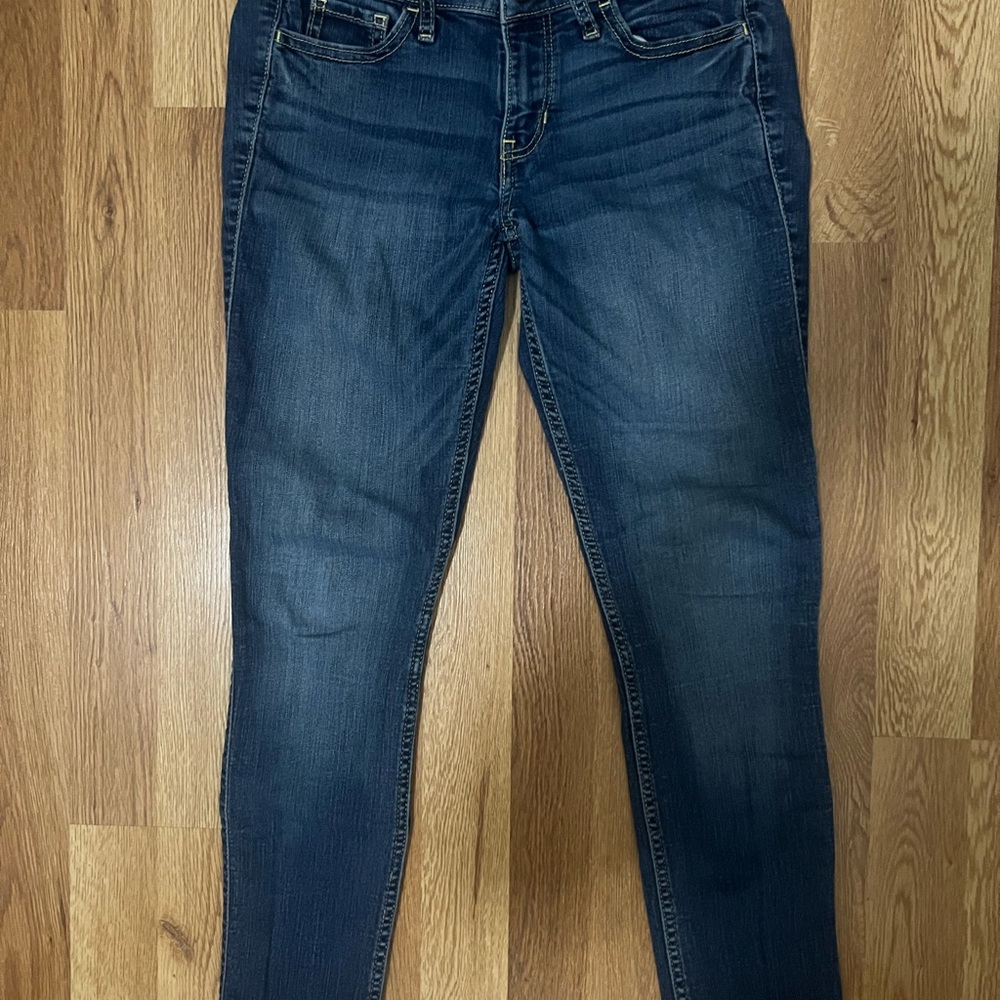 Hollister Dark Blue Women's Skinny Jeans